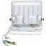 LED Bouwlamp 10 Watt - LED Schijnwerper - Aigi Iglo - Helder/Koud Wit 6400K - Waterdicht IP65 - Mat Wit - Aluminium 3