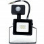 LED Bouwlamp 10 Watt met sensor - LED Schijnwerper - Aigi Sunny - Helder/Koud Wit 6400K - Waterdicht IP65 - Mat Zwart - Aluminium 2