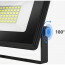LED Bouwlamp 50 Watt - LED Schijnwerper - Aigi Iglo - Natuurlijk Wit 4000K - Waterdicht IP65 - Mat Zwart - Aluminium 7