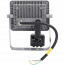 LED Bouwlamp met Sensor - Aigi Zuino - 20 Watt - Natuurlijk Wit 4000K - Waterdicht IP65 - Kantelbaar - Mat Grijs - Aluminium 3
