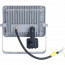 LED Bouwlamp met Sensor - Aigi Zuino - 30 Watt - Helder/Koud Wit 6500K - Waterdicht IP65 - Kantelbaar - Mat Grijs - Aluminium 3