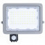 LED Bouwlamp met Sensor - Aigi Zuino - 50 Watt - Helder/Koud Wit 6500K - Waterdicht IP65 - Kantelbaar - Mat Grijs - Aluminium 2