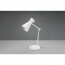 LED Bureaulamp - Tafelverlichting - Trion Ewomi - E27 Fitting - Rond - Mat Wit - Aluminium 10