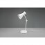 LED Bureaulamp - Tafelverlichting - Trion Ewomi - E27 Fitting - Rond - Mat Wit - Aluminium 11