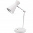 LED Bureaulamp - Tafelverlichting - Trion Ewomi - E27 Fitting - Rond - Mat Wit - Aluminium 5