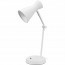 LED Bureaulamp - Tafelverlichting - Trion Ewomi - E27 Fitting - Rond - Mat Wit - Aluminium 6