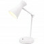 LED Bureaulamp - Tafelverlichting - Trion Ewomi - E27 Fitting - Rond - Mat Wit - Aluminium 2