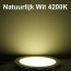 LED Downlight 6 Pack - Opbouw Rond Hoog 15W - Natuurlijk Wit 4200K - Mat Zwart Aluminium - Ø180mm 10