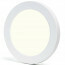 LED Downlight Pro - Aigi Foka - Inbouw/Opbouw - Rond - 12W - Natuurlijk Wit 4000K - Mat Wit - Kunststof