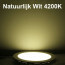 LED Downlight Slim 6 Pack - Inbouw Rond 6W - Natuurlijk Wit 4200K - Mat Zwart Aluminium - Ø120mm 4