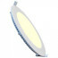LED Downlight Slim - Inbouw Rond 12W - Dimbaar - Warm Wit 3000K - Mat Wit Aluminium - Ø170mm