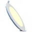 LED Downlight Slim - Inbouw Rond 18W - Dimbaar - Warm Wit 2700K - Mat Wit Aluminium - Ø225mm