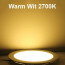 LED Downlight Slim - Inbouw Vierkant 3W - Warm Wit 2700K - Mat Wit Aluminium - 89mm 4