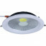 LED Downlight - Verona - Inbouw Rond 10W - Helder/Koud Wit 6400K - Mat Wit Aluminium - Ø120mm 2