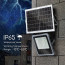 LED Floodlight op Zonne-energie - LED Schijnwerper - Aigi Florida - LED Solar Tuinverlichting Wandlamp - Afstandsbediening - Waterdicht IP65 - 100W - Helder/Koud Wit 6500K 5