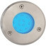 LED Grondspot - Inbouw Rond 1.2W - Waterdicht IP67 - Blauw - RVS - Ø95mm 2