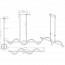 LED Hanglamp - Hangverlichting - Trion Syndi - 20W - Warm Wit 3000K - Rechthoek - Mat Chroom - Aluminium Lijntekening