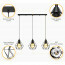 LED Hanglamp - Hangverlichting - Aigi Elsa - E27 Fitting - 3-lichts - Retro - Klassiek - Mat Zwart - Aluminium 2