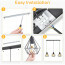 LED Hanglamp - Hangverlichting - Aigi Elsa - E27 Fitting - 3-lichts - Retro - Klassiek - Mat Zwart - Aluminium 3