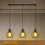 LED Hanglamp - Hangverlichting - Aigi Elsa - E27 Fitting - 3-lichts - Retro - Klassiek - Mat Zwart - Aluminium 4