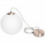 LED Hanglamp - Hangverlichting - Aigi Pyra - E27 Fitting - Rond - Mat Wit - Glas 3