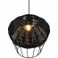 LED Hanglamp - Hangverlichting - Trion Bera XL - E27 Fitting - 1-lichts - Rond - Zwart - Aluminium 3
