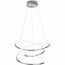 LED Hanglamp - Hangverlichting - Trion Bilona - 36W - Natuurlijk Wit 4000K - Dimbaar - Rond - Glans Chroom - Aluminium