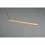 LED Hanglamp - Hangverlichting - Trion Bulloni - 27.5W - Warm Wit 3000K - Dimbaar - Rechthoek - Mat Bruin - Hout 10