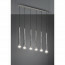LED Hanglamp - Hangverlichting - Trion Claro - E27 Fitting - 6-lichts - Rond - Mat Nikkel - Aluminium 5