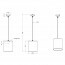 LED Hanglamp - Hangverlichting - Trion Cotin - E27 Fitting - Rond - Mat Chroom - Aluminium Lijntekening