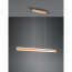 LED Hanglamp - Hangverlichting - Trion Dirkon Up and Down - 42W - Aanpasbare Kleur - Rechthoek - Mat Bruin - Hout 11