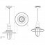 LED Hanglamp - Hangverlichting - Trion Fisun - E27 Fitting - Rond - Antiek Koper - Aluminium Lijntekening