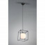 LED Hanglamp - Hangverlichting - Trion Gebia - E27 Fitting - 1-lichts - Vierkant - Mat Zwart - Aluminium 3