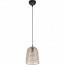LED Hanglamp - Hangverlichting - Trion Lopar - E27 Fitting - 1-lichts - Rond - Bruin - Hout 5