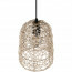 LED Hanglamp - Hangverlichting - Trion Lopar - E27 Fitting - 1-lichts - Rond - Bruin - Hout 6