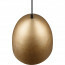 LED Hanglamp - Hangverlichting - Trion Lopez - E27 Fitting - 1-lichts - Rond - Mat Goud - Aluminium 3