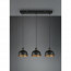 LED Hanglamp - Hangverlichting - Trion Palmo - E27 Fitting - 3-lichts - Rechthoek - Mat Zwart - Aluminium 11