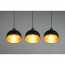 LED Hanglamp - Hangverlichting - Trion Palmo - E27 Fitting - 3-lichts - Rechthoek - Mat Zwart - Aluminium 9