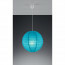 LED Hanglamp - Hangverlichting - Trion Ponton - E27 Fitting - Rond - Mat Turquoise - Papier 2