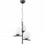 LED Hanglamp - Hangverlichting - Trion Pora - E14 Fitting - Rond - Mat Zwart - Aluminium 2