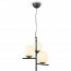LED Hanglamp - Hangverlichting - Trion Pora - E14 Fitting - Rond - Mat Zwart - Aluminium