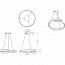 LED Hanglamp - Hangverlichting - Trion Prigon - 37W - Natuurlijk Wit 4000K - Dimbaar - Rond - Mat Wit - Aluminium Lijntekening