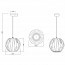 LED Hanglamp - Hangverlichting - Trion Pumon XL - E27 Fitting - Rond - Mat Wit - Kunststof Lijntekening