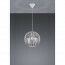 LED Hanglamp - Hangverlichting - Trion Pumon XL - E27 Fitting - Rond - Mat Zilver - Kunststof 2