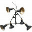 LED Hanglamp - Hangverlichting - Trion Rollo - E14 Fitting - 6-lichts - Rond - Mat Zwart - Aluminium 5