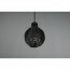 LED Hanglamp - Hangverlichting - Trion Sparko - E14 Fitting - 1-lichts - Rond - Zwart - Hout 11