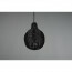 LED Hanglamp - Hangverlichting - Trion Sparko - E14 Fitting - 1-lichts - Rond - Zwart - Hout 10