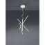 LED Hanglamp - Hangverlichting - Trion Tiraki - 21W - Warm Wit 3000K - Rechthoek - Mat Wit - Aluminium 3