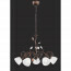 LED Hanglamp - Hangverlichting - Trion Trada - E14 Fitting - 5-lichts - Rond - Antiek Roestkleur - Aluminium 4