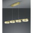 LED Hanglamp - Trion Agiany - 28W - Warm Wit 3000K - 4-lichts - Dimbaar - Rechthoek - Mat Goud - Aluminium 2